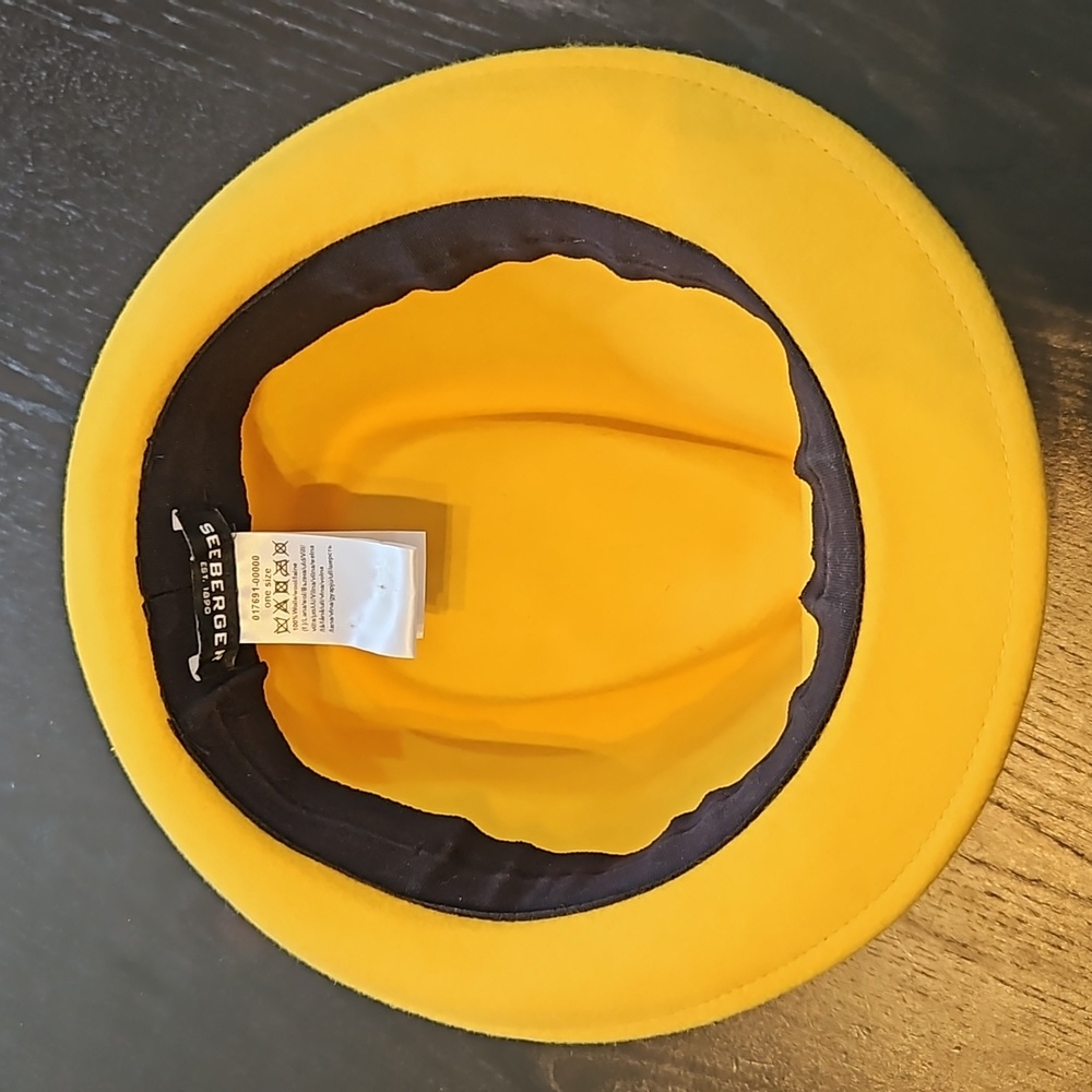 💛 Seeberger 57cm felt trilby fedora felt hat carefully owned condition, OOS - Picture 11 of 13